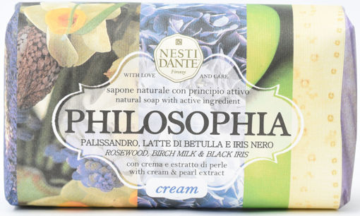 תמונה של נסטי סבון טבעי קרם רוזווד חלב ליבנה איריס שחור 250 ג'ר