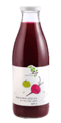 תמונה של קשת מיץ תפוח סלק 1 ליטר בבקבוק פלסטיק