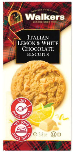 תמונה של ווקרס עוגיות לימון איטלקי ושוקולד לבן 150 ג'ר