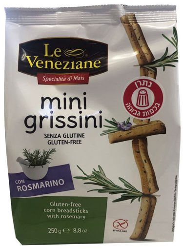 תמונה של לה וניציאן מיני גריסיני ירס ואורז עם רוזמרין ללא גלוטן 250 גרם